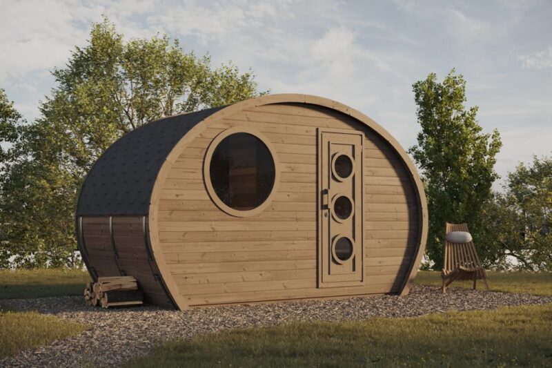 Barrelsauna Oval 195