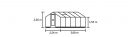 Juliana_Compact_8-2_drawing_2024_EU-131x1000 Compact 8,2 - antraciet, VG 3 mm/1