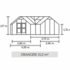 Orangerie 152 - 3 Orangeri 15,1 - antraciet, VG 3mm/1