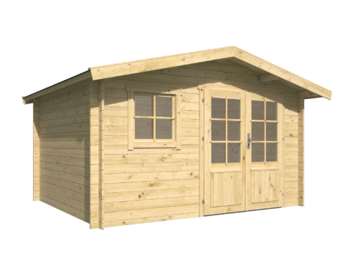 Blokhut - Tuinhuis Fritz | 28 mm | vuren onbehandeld