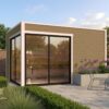 Goedkooptuinhuis Rico 1 Blokhut - Tuinhuis Rico | 28 mm | vuren onbehandeld