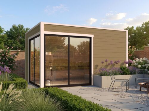 Goedkooptuinhuis Rico 1 Blokhut - Tuinhuis Rico | 28 mm | vuren onbehandeld