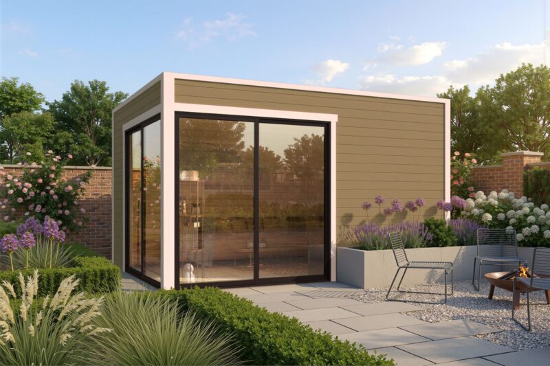 Goedkooptuinhuis Rico 1 Blokhut - Tuinhuis Rico | 28 mm | vuren onbehandeld