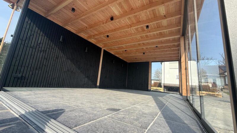 Maatwerk douglas tuinkamer
