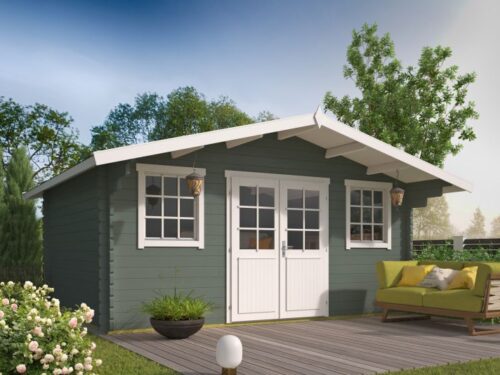 Goedkooptuinhuis Pavel 1 Blokhut - Tuinhuis Pavel | 44 mm | vuren onbehandeld